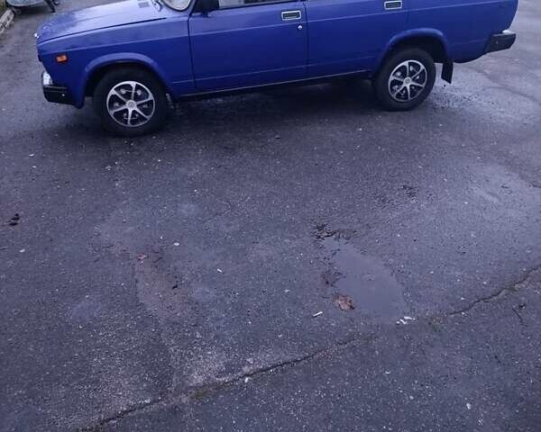 Синий ВАЗ 2107, объемом двигателя 1.5 л и пробегом 76 тыс. км за 1800 $, фото 1 на Automoto.ua