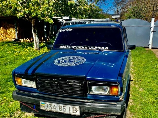 Синій ВАЗ 2107, об'ємом двигуна 1.6 л та пробігом 100 тис. км за 850 $, фото 1 на Automoto.ua