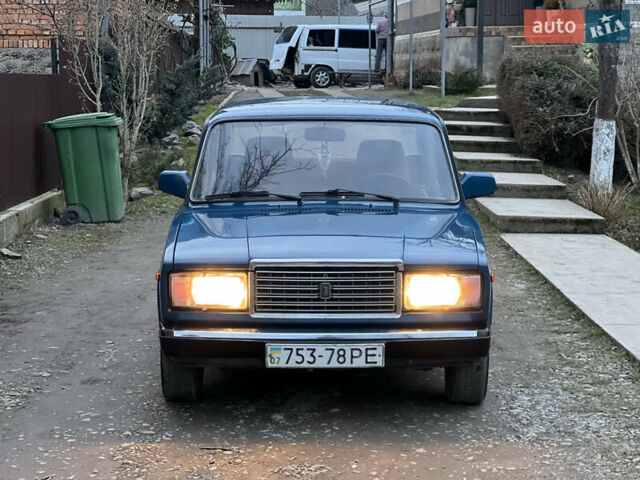 Синий ВАЗ 2107, объемом двигателя 1.6 л и пробегом 22 тыс. км за 900 $, фото 1 на Automoto.ua