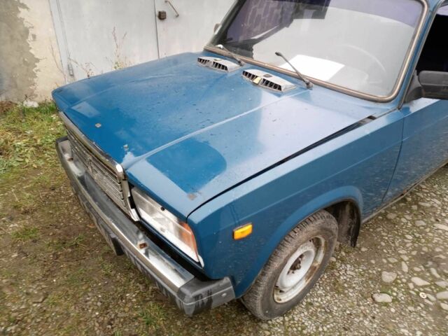 Синий ВАЗ 2107, объемом двигателя 1.6 л и пробегом 280 тыс. км за 500 $, фото 1 на Automoto.ua