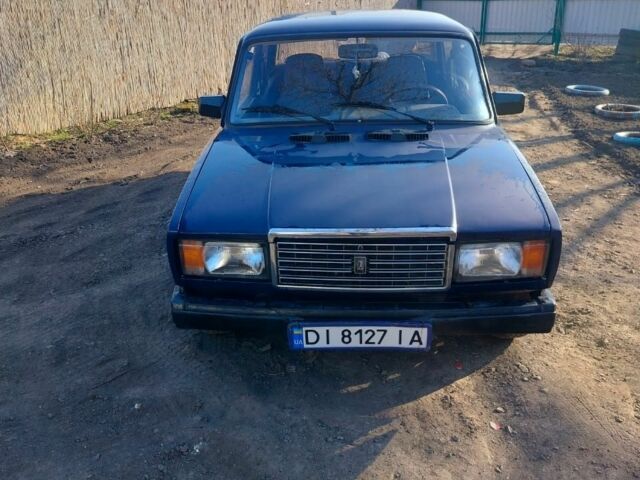 Синий ВАЗ 2107, объемом двигателя 1.5 л и пробегом 91 тыс. км за 824 $, фото 1 на Automoto.ua