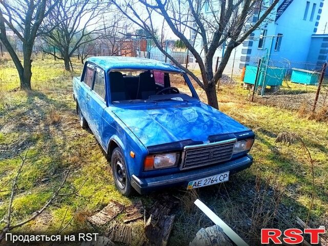 Синий ВАЗ 2107, объемом двигателя 1.5 л и пробегом 130 тыс. км за 800 $, фото 1 на Automoto.ua