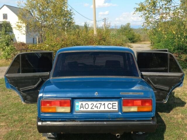 Синій ВАЗ 2107, об'ємом двигуна 1.5 л та пробігом 66 тис. км за 500 $, фото 1 на Automoto.ua