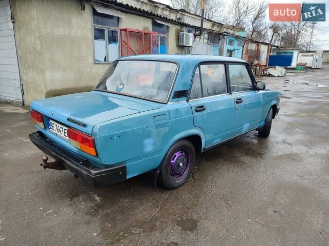 Синій ВАЗ 2107, об'ємом двигуна 1.5 л та пробігом 90 тис. км за 1400 $, фото 1 на Automoto.ua