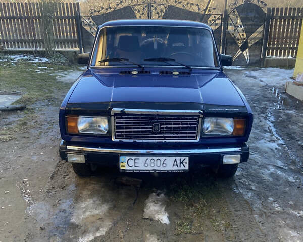 Синий ВАЗ 2107, объемом двигателя 1.6 л и пробегом 113 тыс. км за 1250 $, фото 1 на Automoto.ua