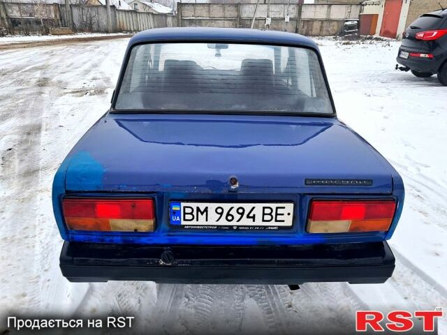 Синий ВАЗ 2107, объемом двигателя 1.5 л и пробегом 100 тыс. км за 750 $, фото 1 на Automoto.ua