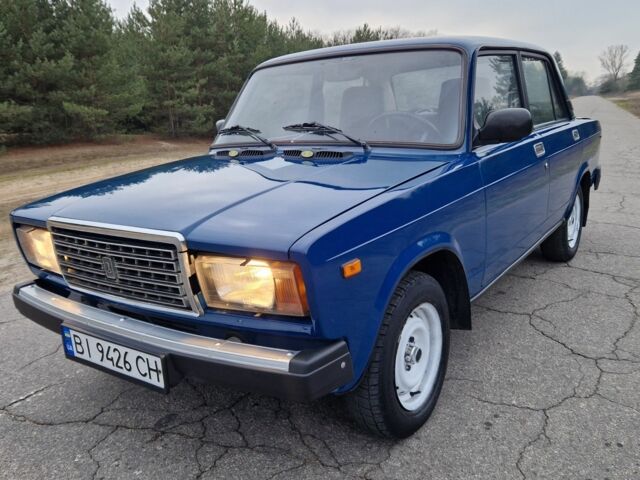 Синий ВАЗ 2107, объемом двигателя 1.5 л и пробегом 168 тыс. км за 1600 $, фото 1 на Automoto.ua