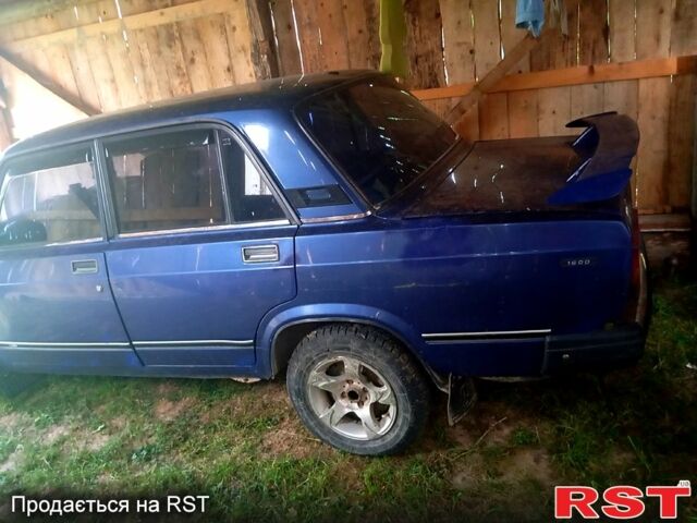 Синий ВАЗ 2107, объемом двигателя 1.6 л и пробегом 200 тыс. км за 450 $, фото 1 на Automoto.ua