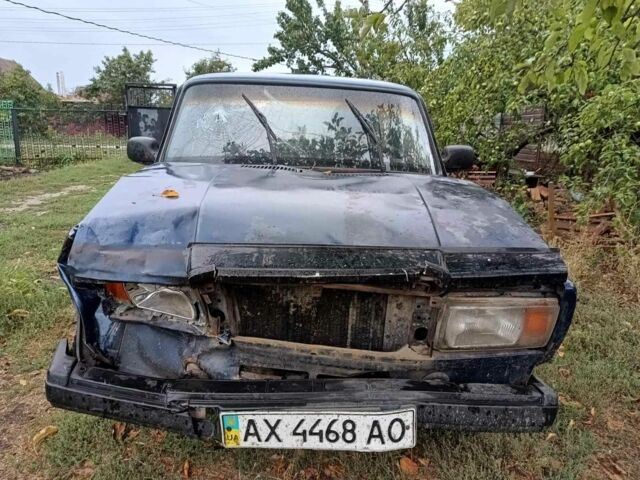 Синий ВАЗ 2107, объемом двигателя 1.7 л и пробегом 5 тыс. км за 269 $, фото 1 на Automoto.ua