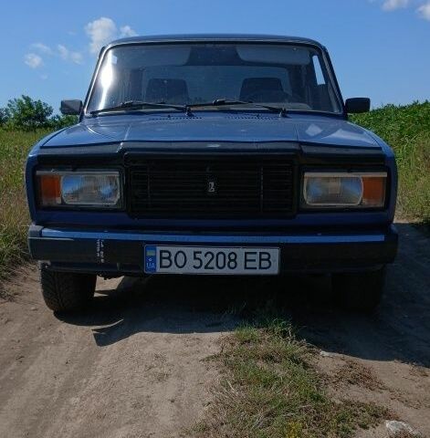 Синий ВАЗ 2107, объемом двигателя 1.6 л и пробегом 265 тыс. км за 1600 $, фото 1 на Automoto.ua