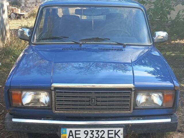 Синий ВАЗ 2107, объемом двигателя 1.5 л и пробегом 140 тыс. км за 777 $, фото 1 на Automoto.ua