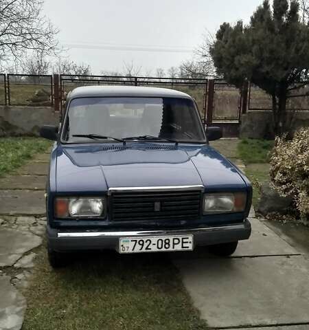 Синий ВАЗ 2107, объемом двигателя 1.6 л и пробегом 278 тыс. км за 1250 $, фото 1 на Automoto.ua