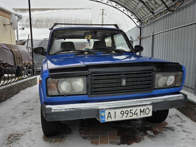 Синій ВАЗ 2107, об'ємом двигуна 1.5 л та пробігом 334 тис. км за 999 $, фото 1 на Automoto.ua