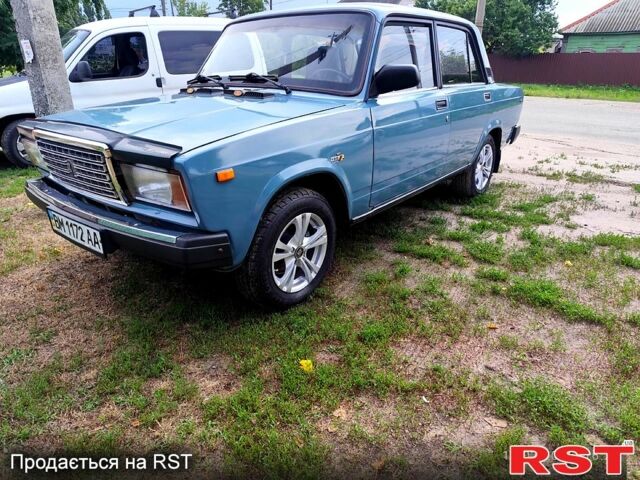 Синий ВАЗ 2107, объемом двигателя 1.5 л и пробегом 84 тыс. км за 1500 $, фото 1 на Automoto.ua