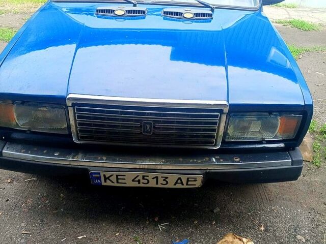 Синий ВАЗ 2107, объемом двигателя 1.5 л и пробегом 200 тыс. км за 450 $, фото 1 на Automoto.ua