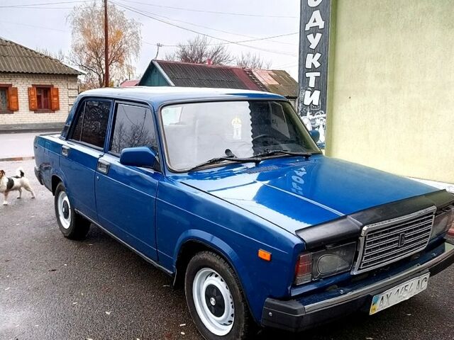 Синий ВАЗ 2107, объемом двигателя 1.5 л и пробегом 60 тыс. км за 950 $, фото 1 на Automoto.ua