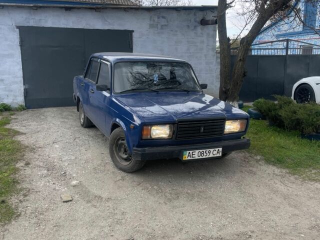 Синий ВАЗ 2107, объемом двигателя 1.5 л и пробегом 223 тыс. км за 700 $, фото 1 на Automoto.ua