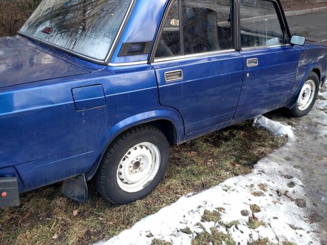 Синій ВАЗ 2107, об'ємом двигуна 1.5 л та пробігом 6 тис. км за 574 $, фото 1 на Automoto.ua