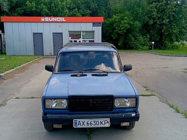 Синий ВАЗ 2107, объемом двигателя 1.5 л и пробегом 192 тыс. км за 900 $, фото 1 на Automoto.ua