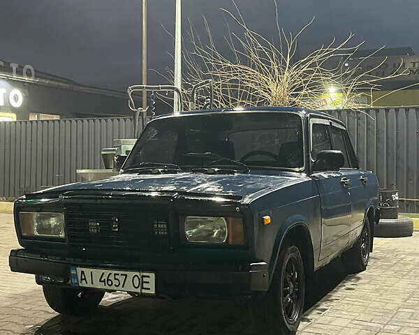 Синий ВАЗ 2107, объемом двигателя 1.5 л и пробегом 268 тыс. км за 1100 $, фото 1 на Automoto.ua