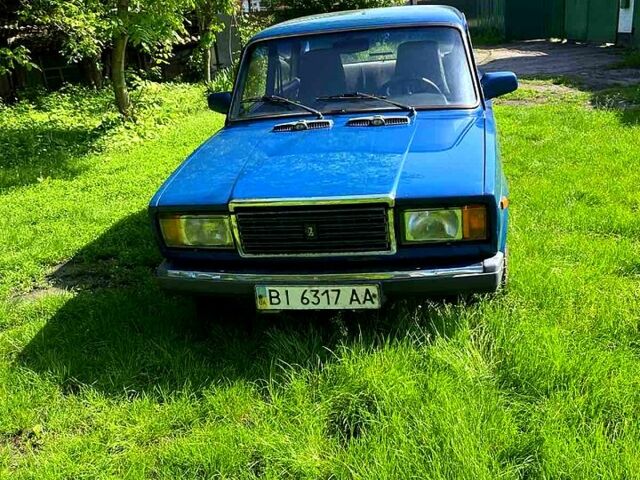 Синій ВАЗ 2107, об'ємом двигуна 1.6 л та пробігом 94 тис. км за 1200 $, фото 1 на Automoto.ua