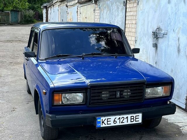 Синий ВАЗ 2107, объемом двигателя 1.5 л и пробегом 124 тыс. км за 1010 $, фото 1 на Automoto.ua