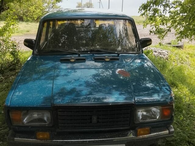 Синий ВАЗ 2107, объемом двигателя 1.5 л и пробегом 260 тыс. км за 1026 $, фото 1 на Automoto.ua