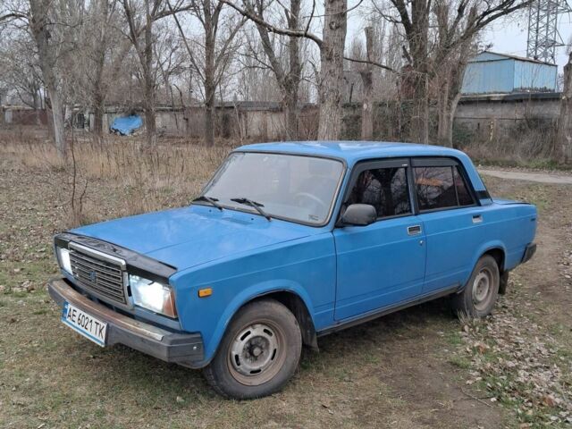 Синій ВАЗ 2107, об'ємом двигуна 1.5 л та пробігом 76 тис. км за 1150 $, фото 1 на Automoto.ua