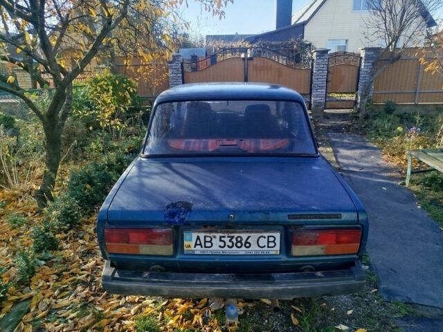 Синій ВАЗ 2107, об'ємом двигуна 1.5 л та пробігом 200 тис. км за 600 $, фото 1 на Automoto.ua