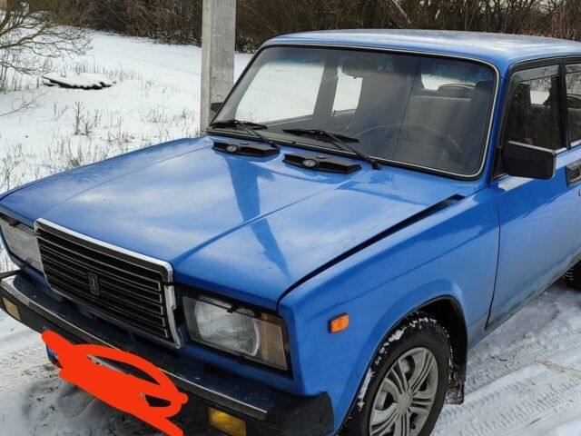 Синий ВАЗ 2107, объемом двигателя 1.5 л и пробегом 140 тыс. км за 1400 $, фото 1 на Automoto.ua