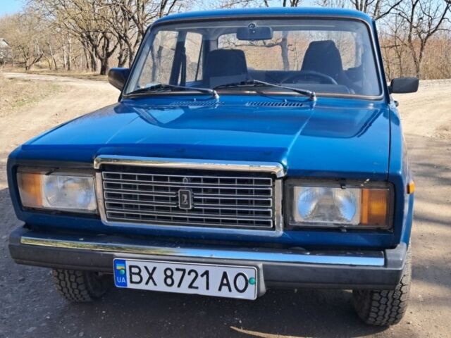 Синій ВАЗ 2107, об'ємом двигуна 1.5 л та пробігом 89 тис. км за 1150 $, фото 1 на Automoto.ua