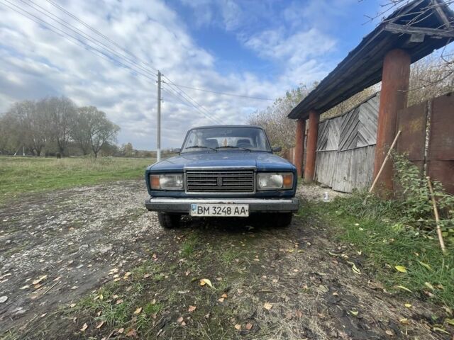 Синій ВАЗ 2107, об'ємом двигуна 1.5 л та пробігом 300 тис. км за 622 $, фото 1 на Automoto.ua