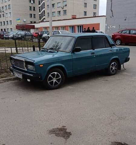 Синий ВАЗ 2107, объемом двигателя 1.45 л и пробегом 120 тыс. км за 1150 $, фото 1 на Automoto.ua