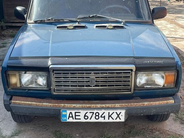 Синий ВАЗ 2107, объемом двигателя 1.5 л и пробегом 260 тыс. км за 750 $, фото 1 на Automoto.ua
