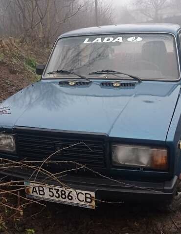 Синий ВАЗ 2107, объемом двигателя 1.45 л и пробегом 111 тыс. км за 450 $, фото 1 на Automoto.ua
