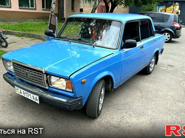 Синий ВАЗ 2107, объемом двигателя 1.5 л и пробегом 200 тыс. км за 870 $, фото 1 на Automoto.ua