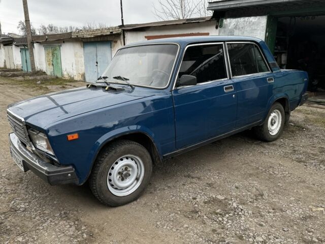 Синий ВАЗ 2107, объемом двигателя 1.5 л и пробегом 73 тыс. км за 1800 $, фото 1 на Automoto.ua