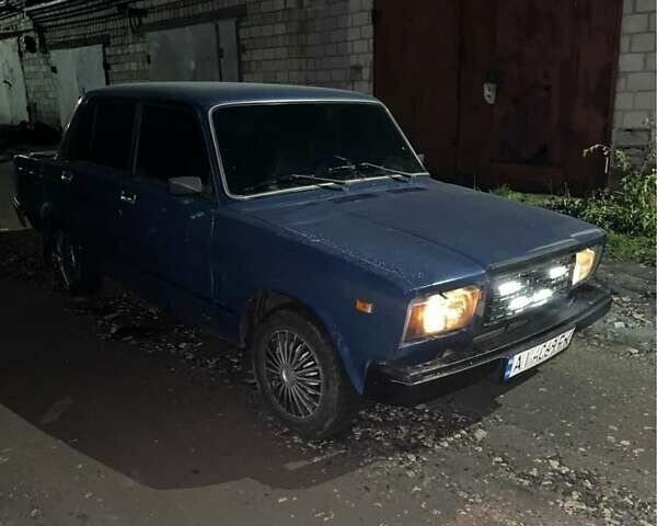 Синий ВАЗ 2107, объемом двигателя 1.5 л и пробегом 77 тыс. км за 1000 $, фото 1 на Automoto.ua