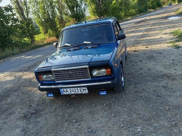 Синій ВАЗ 2107, об'ємом двигуна 1.5 л та пробігом 90 тис. км за 1897 $, фото 1 на Automoto.ua