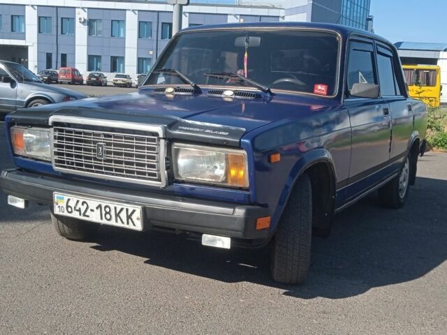 Синий ВАЗ 2107, объемом двигателя 1.5 л и пробегом 230 тыс. км за 673 $, фото 1 на Automoto.ua