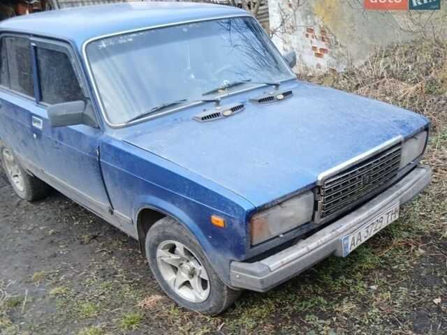 Синій ВАЗ 2107, об'ємом двигуна 1.45 л та пробігом 160 тис. км за 650 $, фото 1 на Automoto.ua