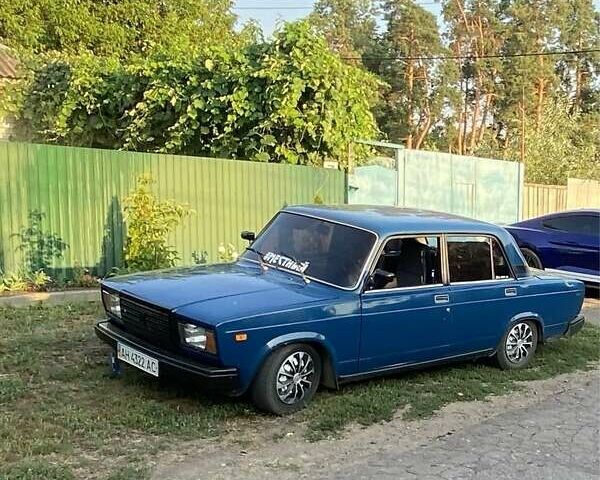 Синий ВАЗ 2107, объемом двигателя 1.3 л и пробегом 98 тыс. км за 1566 $, фото 1 на Automoto.ua