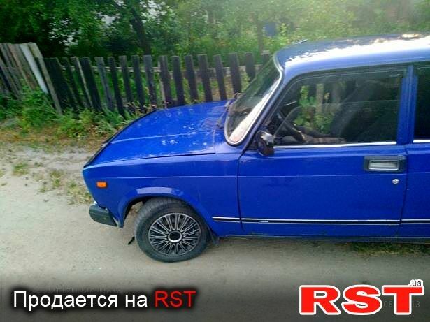 Синий ВАЗ 2107, объемом двигателя 1.6 л и пробегом 188 тыс. км за 1330 $, фото 1 на Automoto.ua