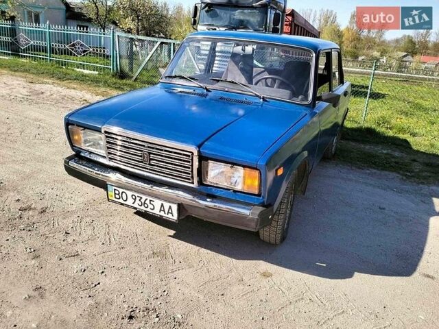 Синий ВАЗ 2107, объемом двигателя 1.5 л и пробегом 90 тыс. км за 780 $, фото 1 на Automoto.ua