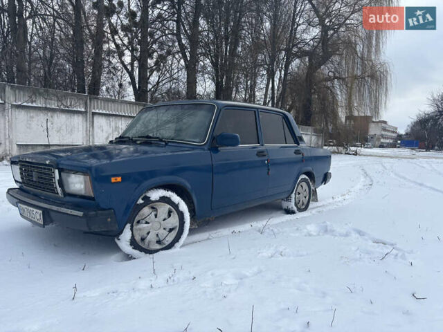 Синій ВАЗ 2107, об'ємом двигуна 1.45 л та пробігом 23 тис. км за 1400 $, фото 1 на Automoto.ua