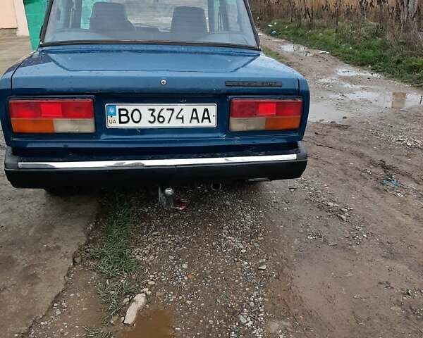 Синий ВАЗ 2107, объемом двигателя 1.45 л и пробегом 150 тыс. км за 950 $, фото 1 на Automoto.ua