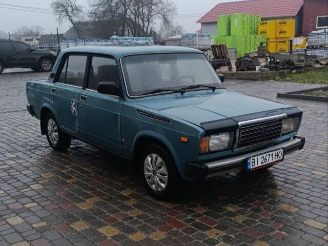 Синий ВАЗ 2107, объемом двигателя 1.5 л и пробегом 100 тыс. км за 900 $, фото 1 на Automoto.ua