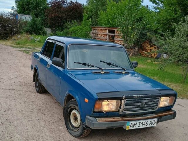 Синий ВАЗ 2107, объемом двигателя 0 л и пробегом 31 тыс. км за 850 $, фото 1 на Automoto.ua
