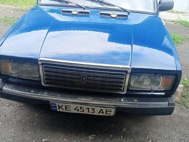 Синий ВАЗ 2107, объемом двигателя 1.45 л и пробегом 87 тыс. км за 400 $, фото 1 на Automoto.ua