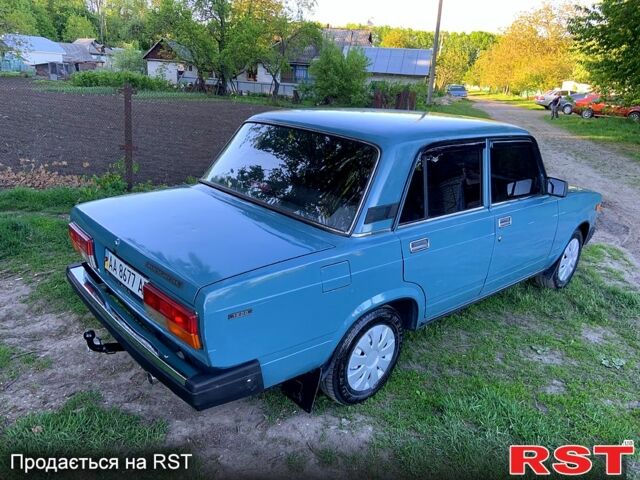 Синий ВАЗ 2107, объемом двигателя 1.5 л и пробегом 76 тыс. км за 2100 $, фото 1 на Automoto.ua